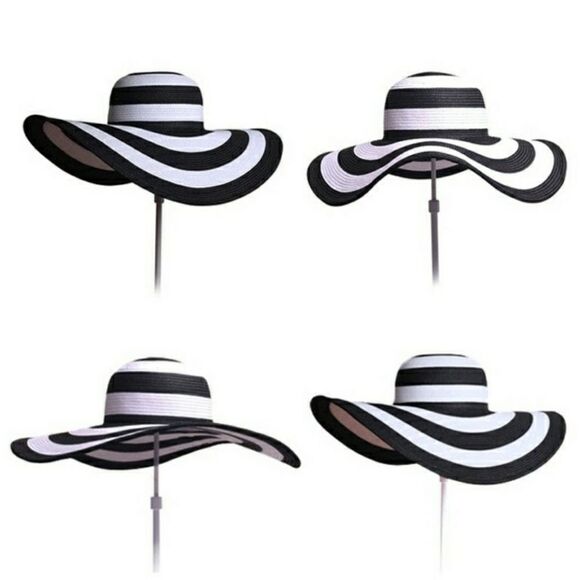 Large Floppy Folding Wide Brim Hat - Picture 4 of 6